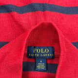 Age 6 Polo By Ralph Lauren Striped 1/4 Zip - XS Red Cotton