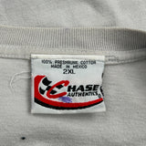 Chase Authentics Nascar T-Shirt - 2XL Grey Cotton