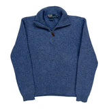 Polo By Ralph Lauren 1/4 Zip - XL Blue Wool