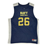 Navy Basketball Nike Jersey - Large Navy Polyester