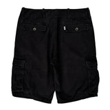 Levis Cargo Shorts - 32W 10L Black Cotton