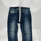 Love Indigo Boot Cut Jeans - 30W UK 8 Blue Cotton