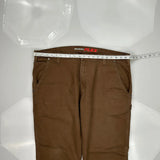 Dickies Carpenter Pants - 40W 32L Brown Cotton Blend
