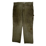 Carhartt Carpenter Trousers - 34W 30L Brown Cotton