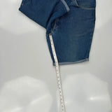 Levis Denim Shorts - 36W 10L Blue Cotton Blend