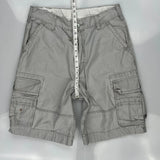 Levis Cargo Shorts - 31W 11L Grey Cotton