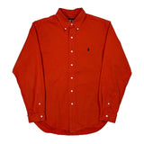 Ralph Lauren Shirt - Large Orange Cotton