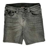 True Religion Denim Shorts - 24W US 0 Gray Cotton