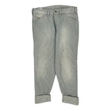 Diesel Tintsie Striped Jeans - 30W 27L Grey Cotton