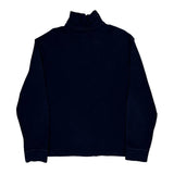 Polo By Ralph Lauren 1/4 Zip - Large Navy Cotton