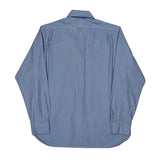 Polo By Ralph Lauren Checked Shirt - Large Blue Cotton