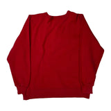 Minnie Mouse Disney Cartoon Sweatshirt - Large Red Cotton