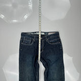 Point Zero Contrast Stitch Jeans - 34W 30L Dark Wash Denim