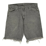 Dickies Denim Shorts - 36W 10L Grey Cotton