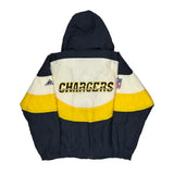Chargers N.F.L. Pro Line Nfl Windbreaker - Large Navy Nylon