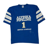 Alyeska Pipeline Service Company Logo Athletics Jersey - Medium White Cotton