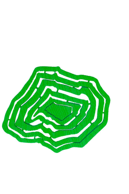 Love Hero 3D Printed Brooch in Green