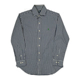 Polo By Ralph Lauren Checked Shirt - Medium Blue Cotton
