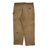 Carhartt Double Knee Carpenter Pants - 40W 32L Brown Cotton