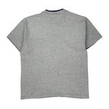 Anvil Single Stitch T-Shirt - Large Grey Cotton
