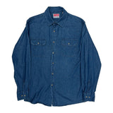Wrangler Denim Shirt - Medium Blue Cotton