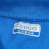 Kappa Polo Shirt - Large Blue Cotton
