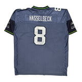 Seahawks Reebok Nfl Football Jersey - 2XL Gray Polyester