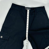 Southpole Cargo Shorts - 32″ Waist Black Cotton