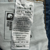 Carhartt Jeans - 31W 30L Blue Cotton Blend