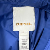 Diesel Bomber Jacket - Large Blue Nylon