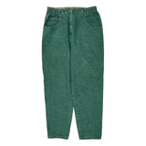 Best Company Graphic Jeans - 31W US 10 Green Cotton