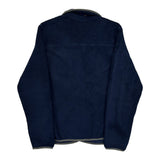 The North Face Fleece Jacket - Medium Navy Polyester
