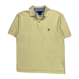 Tommy Hilfiger Polo Shirt - Large Yellow Cotton