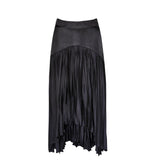 Maryanne Black Pleated Skirt – Stylish Women’s Midi Skirt