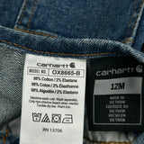 Age 12 Months Carhartt Overalls - 3XS Blue Cotton