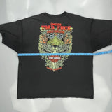 Harley Davidson Graphic T-Shirt - XL Black Cotton