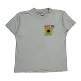 Oneita Graphic T-Shirt - Large Grey Cotton