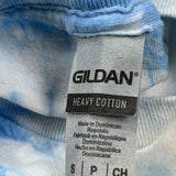 Madri Chim Gildan Tie-Dye T-Shirt - Small Blue Cotton