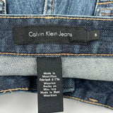 Calvin Klein Jeans Boot Cut Jeans - 32W US 6 Blue Cotton