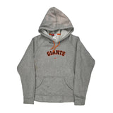 Age 11-12 Giants Nike Mlb Hoodie - Medium Grey Cotton Blend