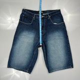 Webs Denim Shorts - 34W 11L Dark Wash Cotton