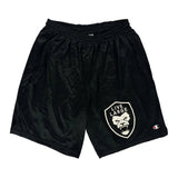 Live Large Champion Graphic Sport Shorts - Medium Black Polyester