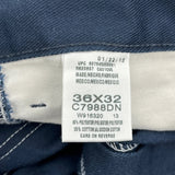 Dickies Pants - 36W 32L Blue Polyester Blend