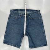 Wrangler Denim Shorts - 34W 11L Blue Denim