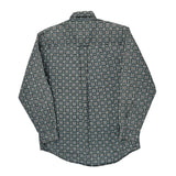 Woolrich Patterned Shirt - Medium Blue Cotton