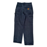 Carhartt Carpenter Trousers - 26W UK 6 Blue Cotton