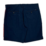 Tommy Hilfiger Striped Chino Shorts - 36W 10L Navy Cotton