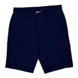 Unbranded Cargo Shorts - 34W 10L Navy Polyester Blend