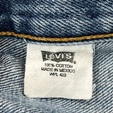 501 Levis Jeans - 36W 31L Blue Cotton