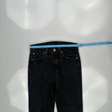 501 Levis Jeans - 32W 28L Black Denim